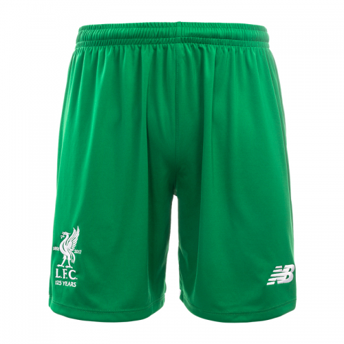 2017-18 Liverpool Green Goalkeeper Shorts